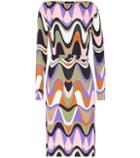Emilio Pucci Printed Long-sleeved Dress