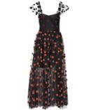 Aquazzura Polka Dotted Tulle Dress