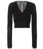 Rick Owens Cropped Wool Sweater