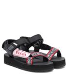 Prada Leather-trimmed Sandals