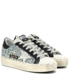 Givenchy Hi Star Glitter Leather Sneakers