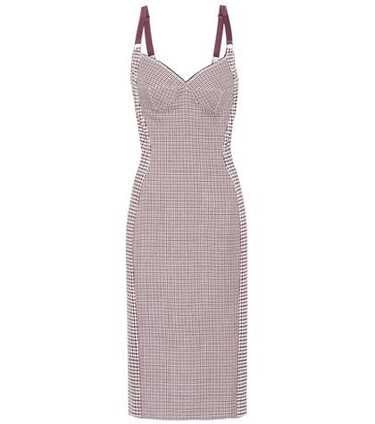Stella Mccartney Houndstooth Wool Dress