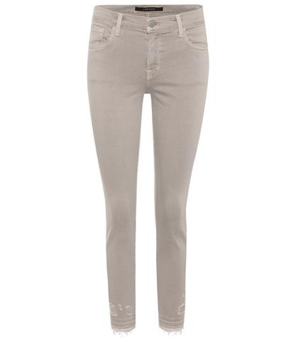 J Brand Capri Mid-rise Skinny Jeans