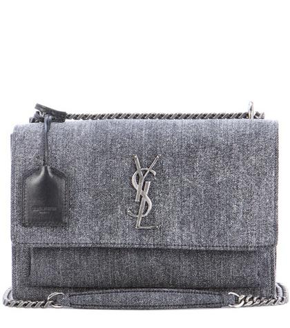 Saint Laurent Denim Shoulder Bag