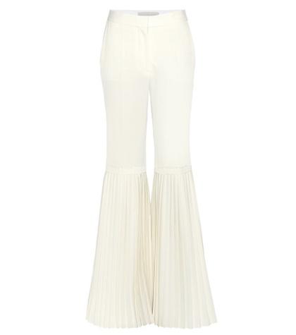 Stella Mccartney Chellini Pleated Wool Trousers