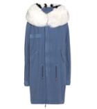 Heidi Klein Fur-trimmed Cotton Parka