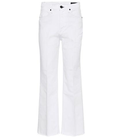 Rag & Bone Justine Cropped Wide-leg Jeans