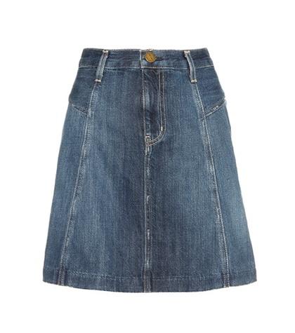 Current/elliott The Skater Denim Skirt
