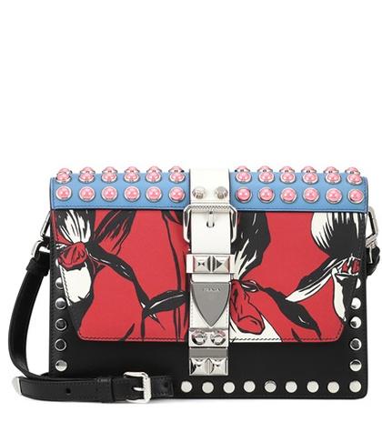 Prada Elektra Leather Shoulder Bag
