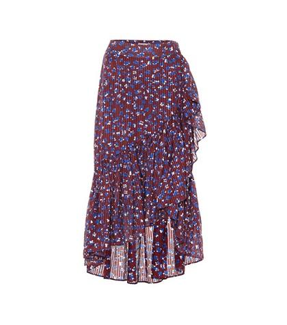 Ulla Johnson Gretchen Cotton And Silk-blend Skirt