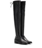 Balmain Lowland Skimmer Leather Over-the-knee Boots