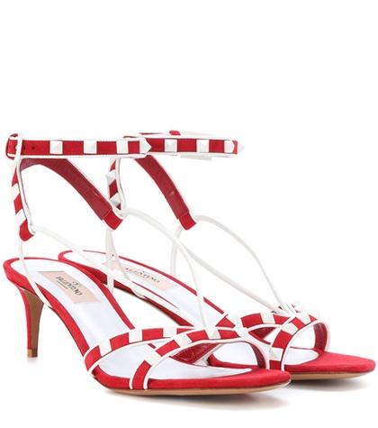 Valentino Valentino Garavani Free Rockstud Suede Sandals