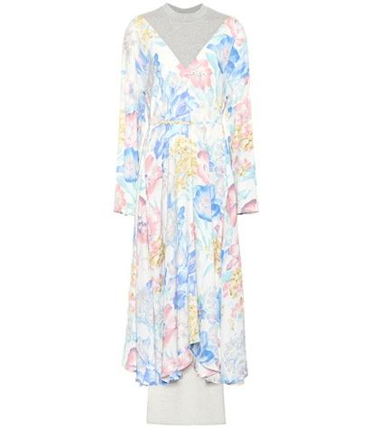 Yves Salomon - Meteo Floral-printed Crêpe Dress
