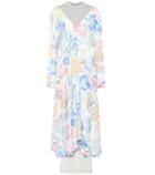 Yves Salomon - Meteo Floral-printed Crêpe Dress