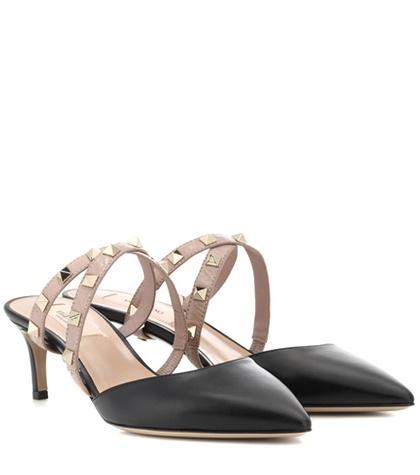 Valentino Garavani Valentino Garavani Studwrap Leather Mules