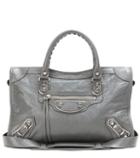 Balenciaga Classic Metallic Edge City S Leather Shoulder Bag