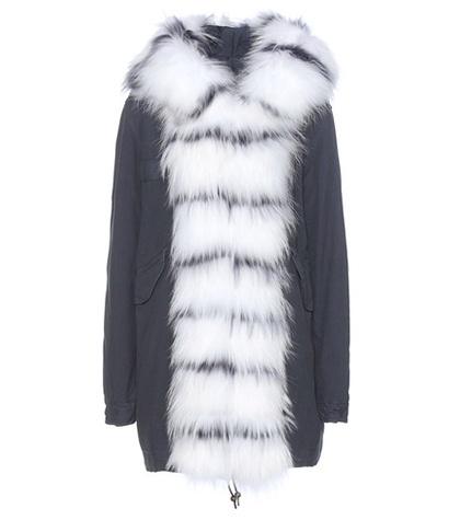 Mr & Mrs Italy Midi Fur-lined Cotton Parka