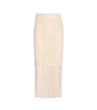 Chlo Miller Crochet-knit Midi Skirt