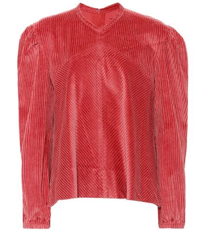 Isabel Marant Riley Cotton Corduroy Top