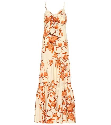 Johanna Ortiz Corazon Pacifico Cotton Maxi Dress