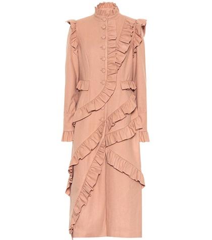 Ulla Johnson Ruffled Wool Coat