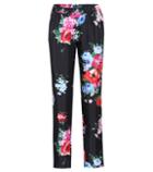 Chlo Printed Silk Trousers