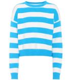 Diane Von Furstenberg Striped Angora-blend Sweater