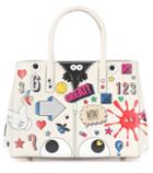 Salvatore Ferragamo Ebury Small Ii All Over Wink Handbag