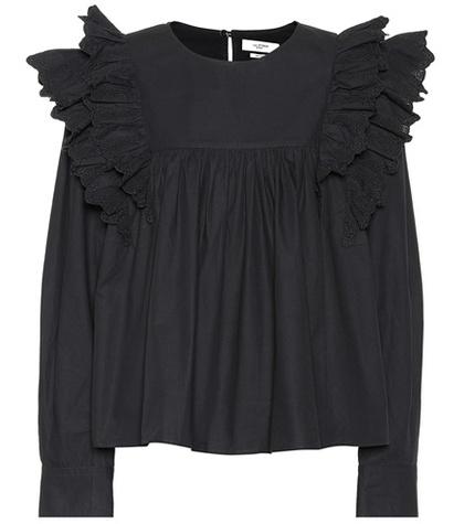 Isabel Marant, Toile Matias Embroidered Cotton Shirt