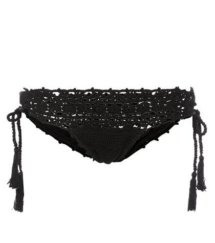 Anna Kosturova Darling Crocheted Cotton Bikini Bottoms