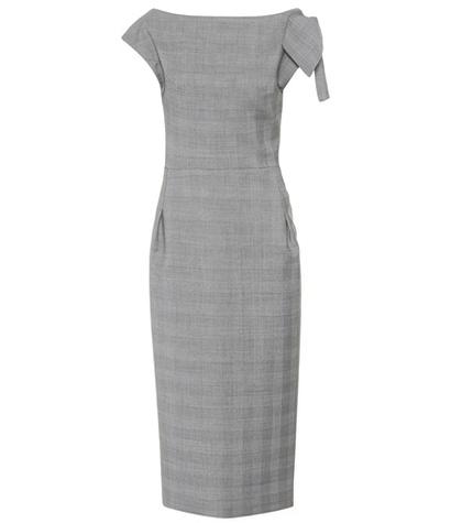 Maticevski Riveting Check Cocktail Dress