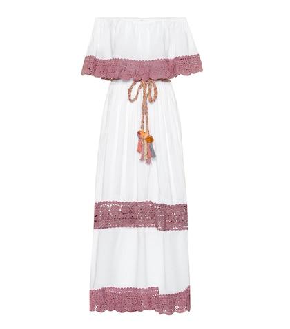 Anna Kosturova Casablanca Cotton Maxi Dress