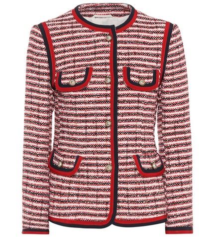 Gucci Embellished Cotton-blend Jacket