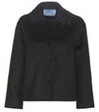 Prada Embellished Wool-blend Coat