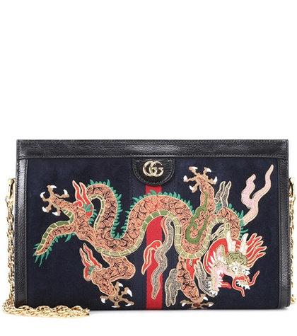 Gucci Ophidia Medium Embroidered Shoulder Bag