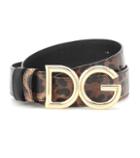 Valentino Leopard Leather Belt