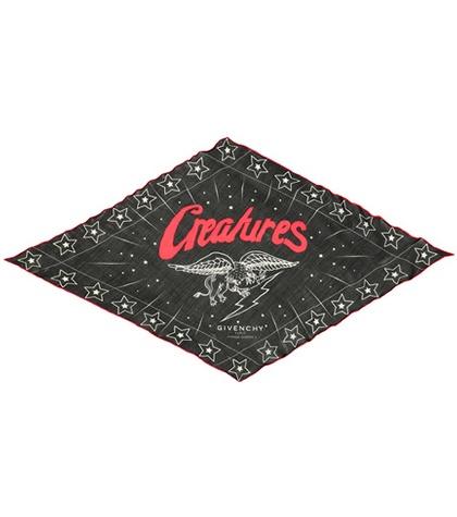 Givenchy Printed Wool And Silk Scarf