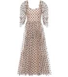 Isa Arfen Ethereal Polka-dotted Tulle Dress
