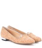 See By Chlo Kitty Cork Ballerinas