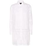 Fendi Lace-trimmed Cotton Shirt Dress