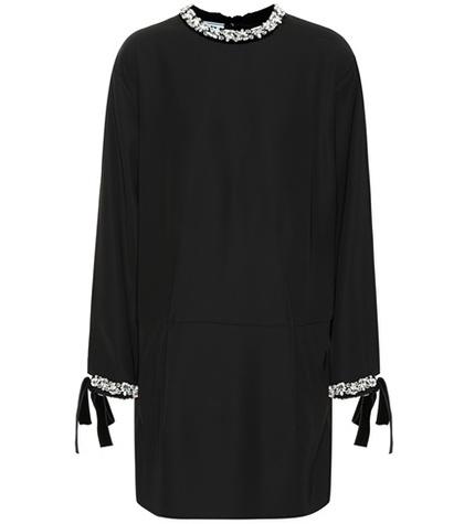 Prada Crystal-embellished Minidress