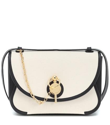 Jw Anderson Keyts Canvas And Leather Shoulder Bag