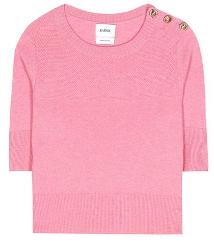 David Koma Cashmere Cropped Top