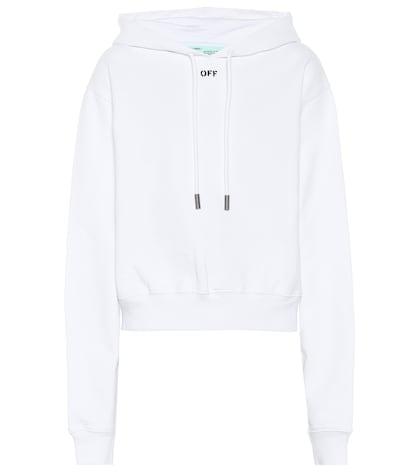 Off-white Cotton Hoodie