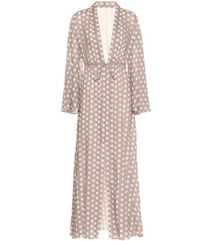 Alexandra Miro Betty Dotted Cotton Gown