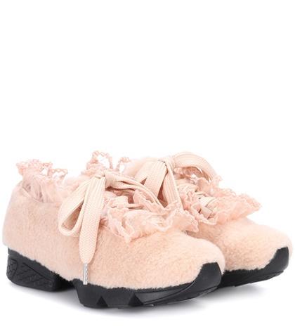 Ganni X Shrimps Fergus Seashell Sneakers