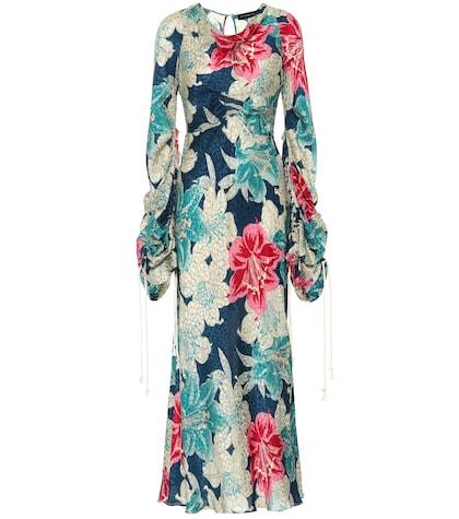 Dolce & Gabbana Floral Silk Jacquard Maxi Dress