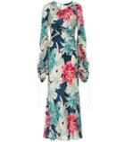 Dolce & Gabbana Floral Silk Jacquard Maxi Dress