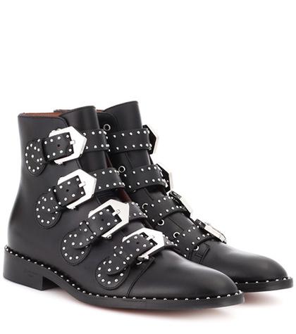 Bougeotte Embellished Leather Boots