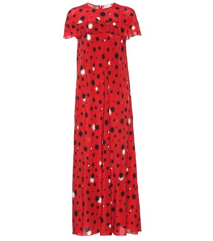 Redvalentino Printed Silk Maxi Dress